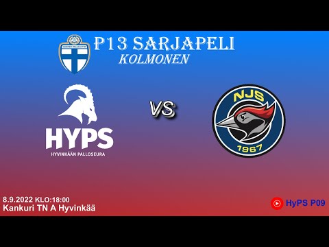 Piirisarja P13 HyPS - NJS Sininen 8.9.2022