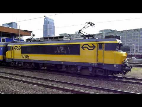 trains at Rotterdam Centraal Station en Lombardijen, 23-9-2010