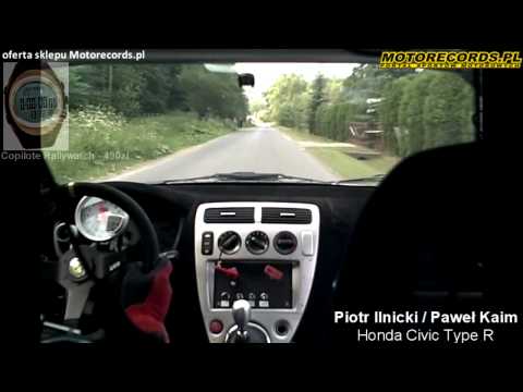 Piotr Ilnicki - Paweł Kaim - 45 Rajd Krakowski - Harbutowice - onboard - Honda Civic Type R