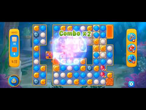 Fishdom Easy Level 9642 (with Double Lightning Boosters) @choraelmin