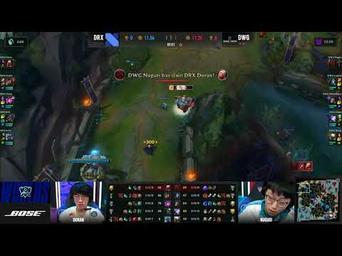 Doran and Nuguri | DWG vs DRX Game 3 Quarterfinals Worlds 2020 | DAMWON Gaming vs DRX Game 3