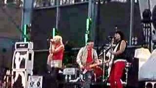 Superchick performing " I'm Alive"