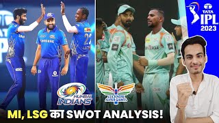 MI, LSG IPL 2023 Squad SWOT Analysis | Mumbai Indians | Lucknow Supergiants | Dr. Cric Point