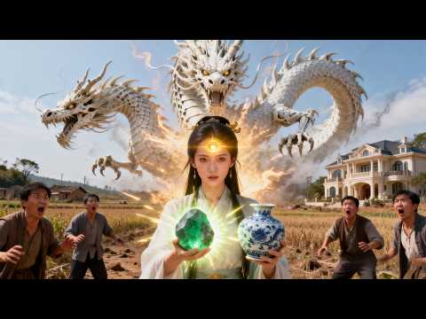 Girl digging ground finds a dragon and unlocks X-ray vision!