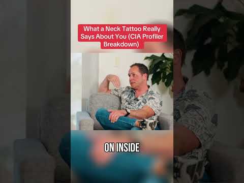 What a Neck Tattoo Really Says About You (Psych Breakdown) #profiling #shorts