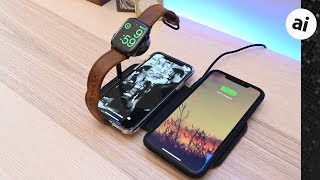 ZENS Aluminium Dual Smartphone en Apple Watch Draadloze Oplader Zwart Opladers