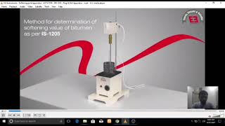 Ring & Ball Apparatus method to determine softening point of bitumen