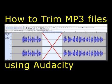 How to Trim MP3 Files using Audacity