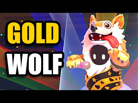 Fall Guys Golden Wolf