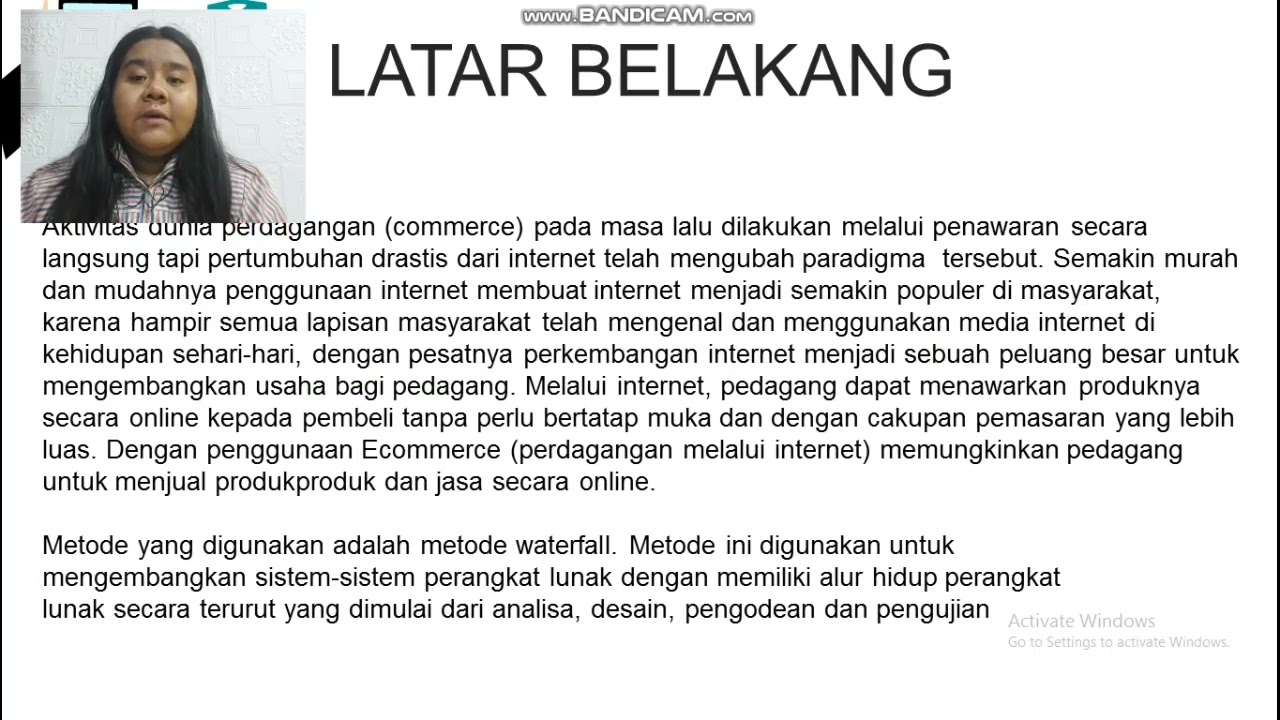 Perancangan Sistem Informasi Penjualan Barang Handmade Brbasis Website Dengan Metode Waterfall