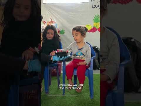 Gaza camp offers children a sense of safety | AJ #shorts