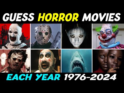 Guess the Horror Movie | One Movie Each Year 1974-2024 🎬🔪🩸