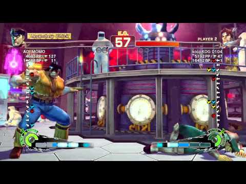 SSF4 AE Bison (AOI MOMO) vs T Hawk (koujiKOG 0104) Japanese Ranking Match