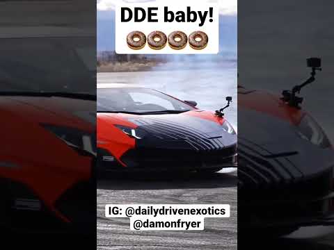 DDE Donut time feat. Gintani Lamborghini Aventador SVJ | #short | GSCN Videos | Car #shorts | 2023