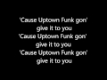 Mark Ronson Uptown Funk f t Bruno Mars