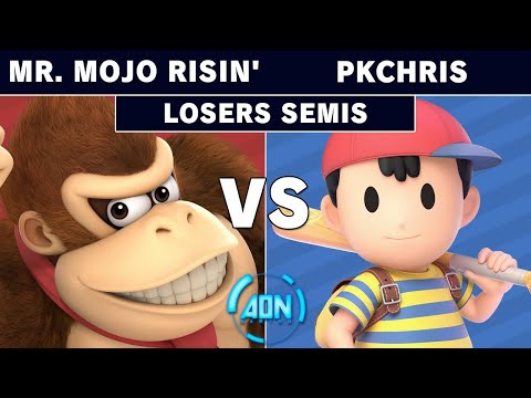 AON Ultimate 60 - PkChris (Ness) vs Mr. Mojo Risin' (Donkey Kong) Losers Semifinals - Smash Ultimate