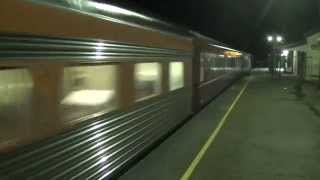 preview picture of video 'T413-Y127 on 707O tour train to Deniliquin at Murchison East  early Saturday morning 03 May 2014'