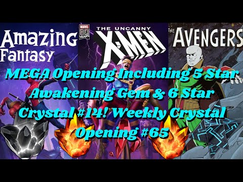 MEGA Opening Including 5 Star Awakening Gem & 6 Star Crystal #14! Weekly Crystal Opening #65 - MCOC
