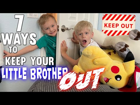 7 Ways to Keep Little Brother OUT of My Room