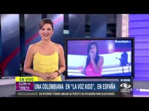 Niña Colombiana / KAMY BONGZ /  La Voz Kids España / Colombia En España