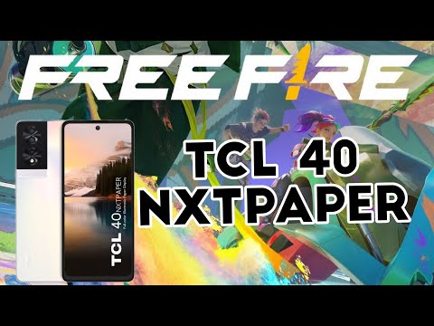TCL 40 NXTPAPER PROBANDO FREE FIRE 2025