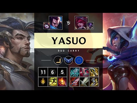 Yasuo ADC vs Xayah - EUW Diamond Patch 25.20