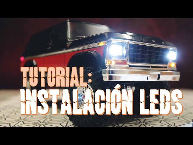 Vídeo relacionado con WANGCL Barra de luz LED RC para coche, luces de techo Rc, kit de luz 5LED de 125 mm para 1/10 RC control remoto Monster Truck RC Crawler compatible con AXAIL scx10 Traxxas TRX-4