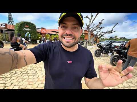 Viagem de moto de fazer 250 encontro de motos Serra Martins Rio Grande do Norte 