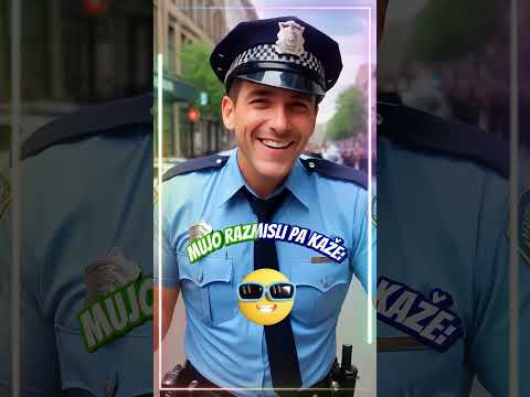 Mujo i policajac: Ko je pametniji? #vicevi #mujoihaso #vicevipolicajci