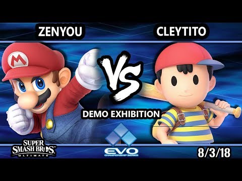 Evo Demo SSBU - Zenyou (Mario) Vs. Cleytito (Ness) Smash Ultimate