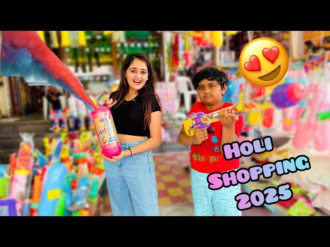Iss Bar New House me Holi Celebration 🥳 Bindass Kavya Holi Street Shopping 😍