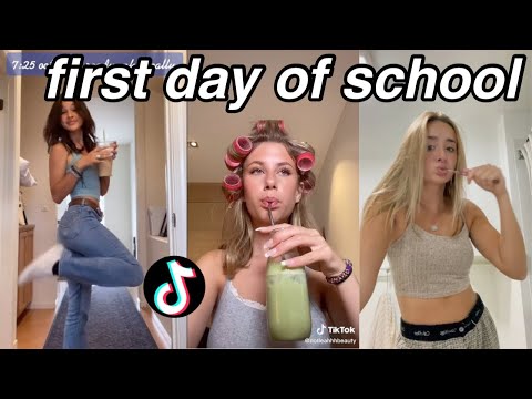 first day of school grwm tiktok compilation