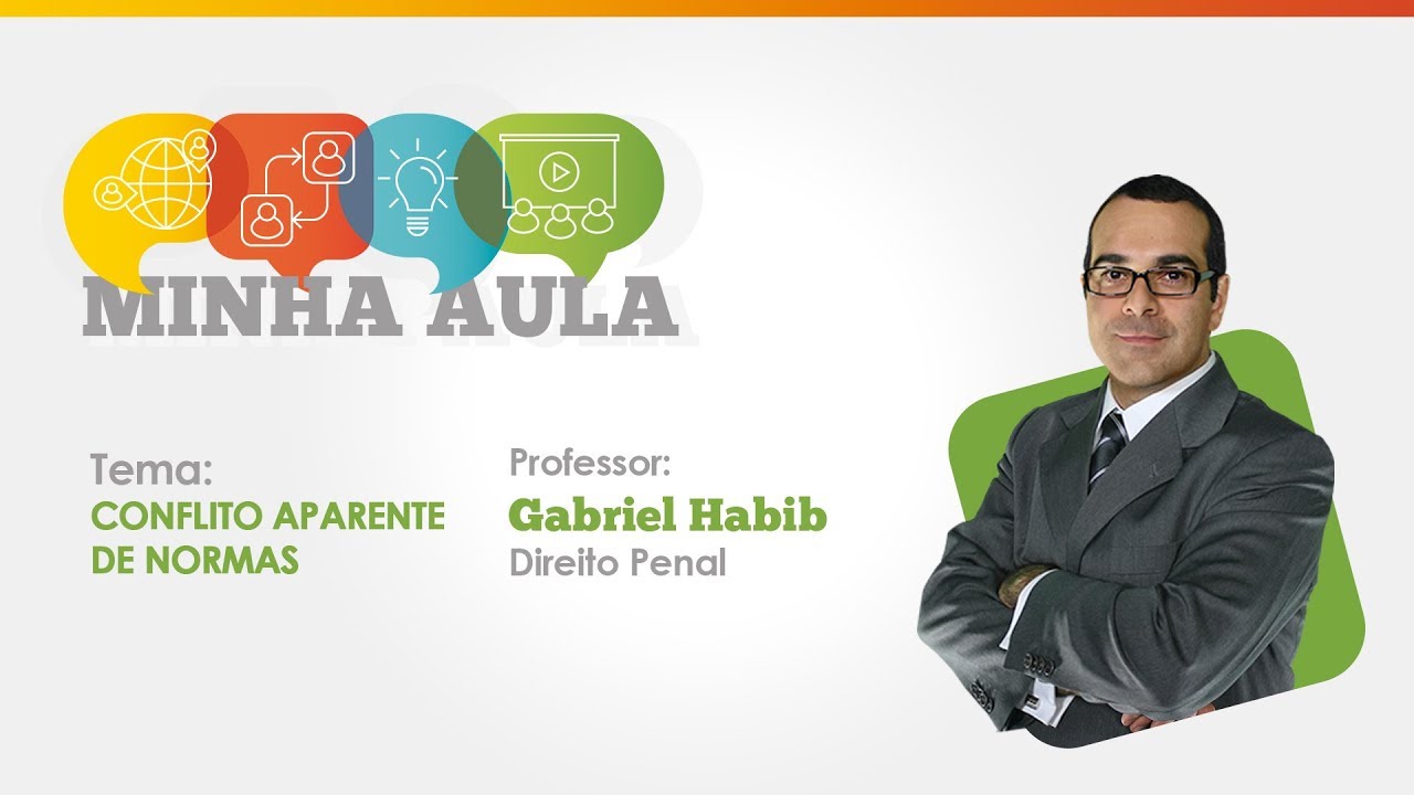 MINHA AULA - CONFLITO APARENTE DE NORMAS