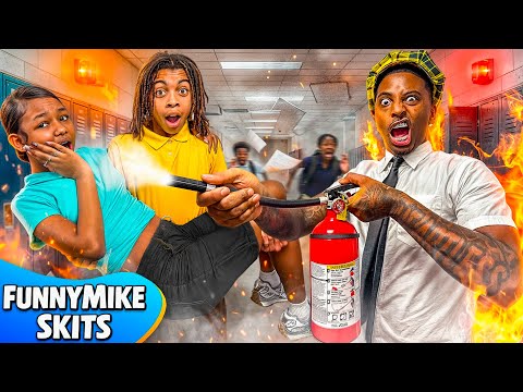 BOY SAVES HIS CRUSH FROM SCHOOL FIRE, What Happens Next Is SHOCKING | FunnyMike