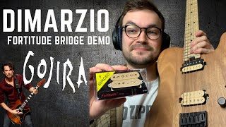 Video thumbnail for DiMarzio Fortitude Bridge - Gojira Demo - The BEST Metal Pickup?! (Joe Duplantier / Gojira Pickups) by Tommy's Guitar