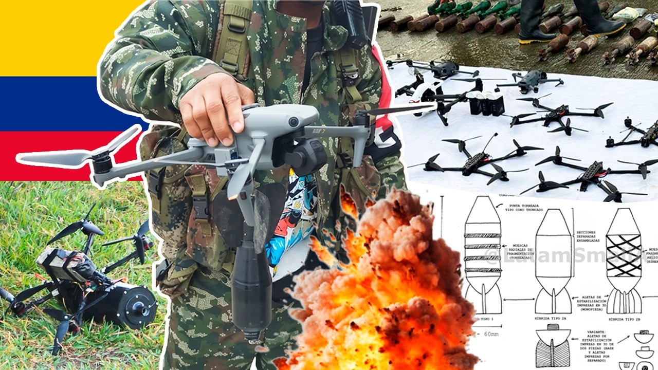🇨🇴⚠️ DRONES de las NARCOGUERRILLAS en COLOMBIA 💥 Del EXPERIMENTO al CAMPO de BATALLA