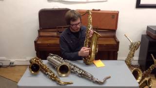 Video thumbnail for PM Woodwind on Martin Saxophones by PM Woodwind Repair