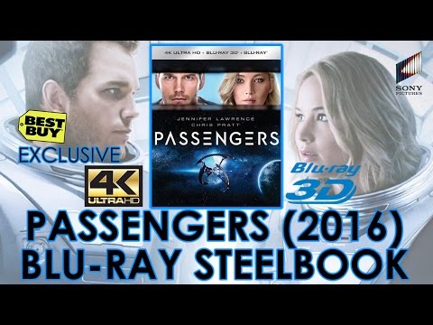 Passengers (2016) 4K + 3D Blu-ray Steelbook | Best Buy Exclusive | Jennifer Lawrence | Unboxing