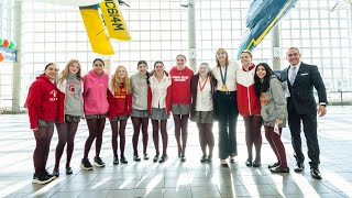 Olympic Gold Medalist Katie Ledecky Inspires Students at Catholic Health Planetarium