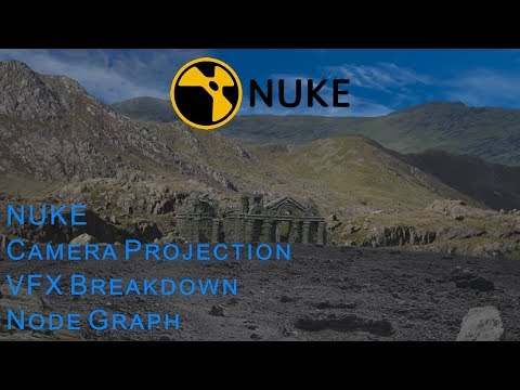Nuke 2.5D Camera Projection with VFX breakdown and node graph