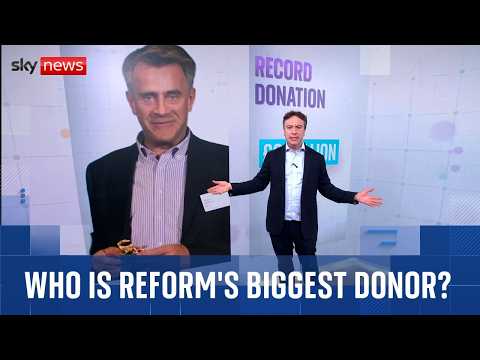 Who is Reform mega-donor Christopher Harborne - and why does he have two names?