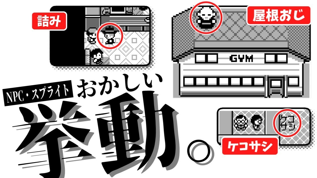 【初代ポケモン】変な動きをするNPCの仕組み　バグの仕組みを図解