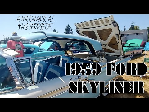 Opening the hardtop on a 1959 Ford Skyliner - A mechanical masterpiece