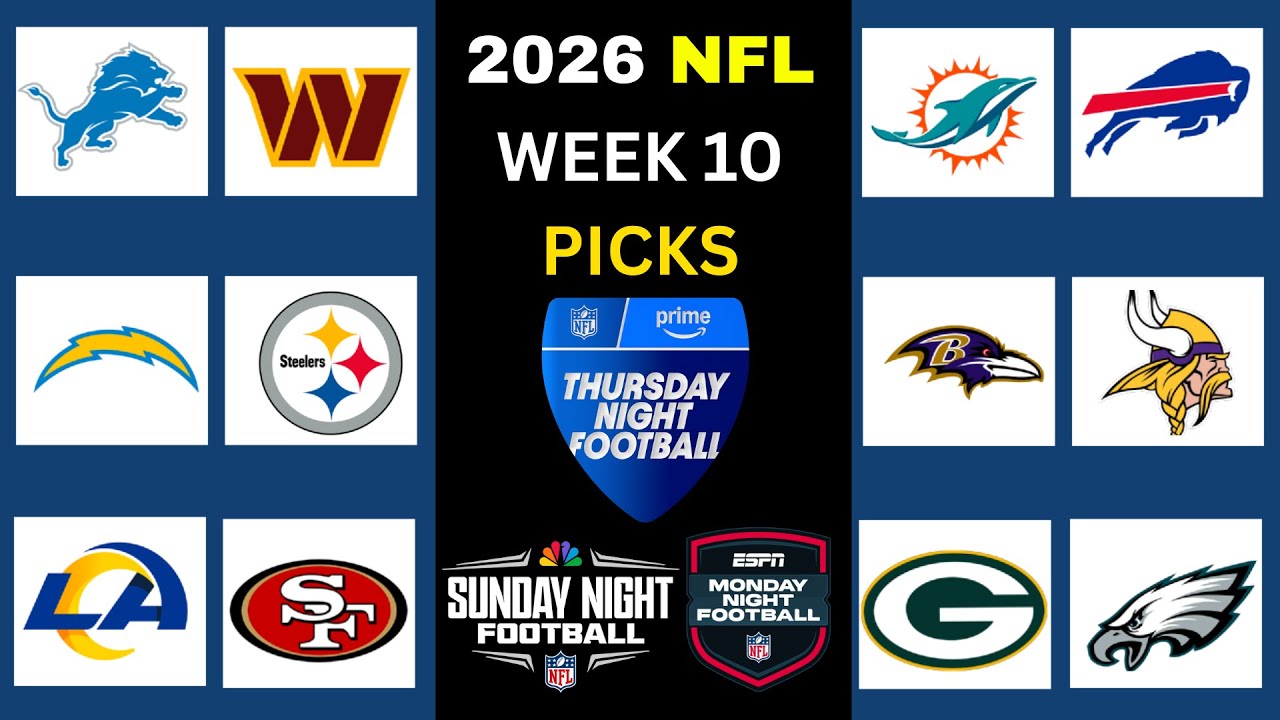 2025 NFL WEEK 10 GAME PICKS: FULL WEEK PREDICTIONS