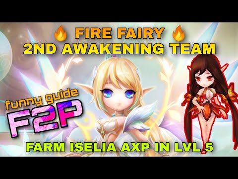 FIRE FAIRY ISELIA 2A TEAM / SECOND AWAKENING TEAM SUMMONERS WAR