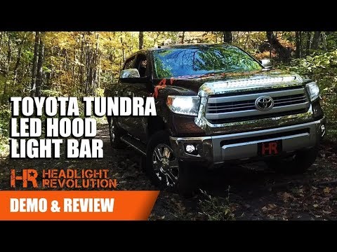 Toyota Tundra LED Hood Light Bar - NSV Knight Rider for 2014+ | Headlight Revolution