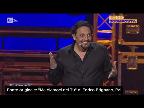 Enrico Brignano: The man in airplane mode and the silence that women cannot bear.