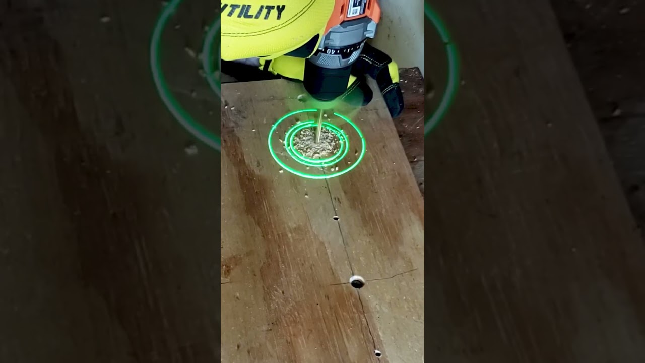 The bit's straight. Your angle might not be. The circles fix that.