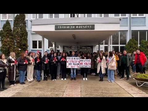 Video Thumbnail: Serbian students block access to universities