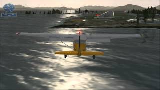 preview picture of video 'Landing a cessna c208b Grand caravan (fly simulator)simulador de vuelo'